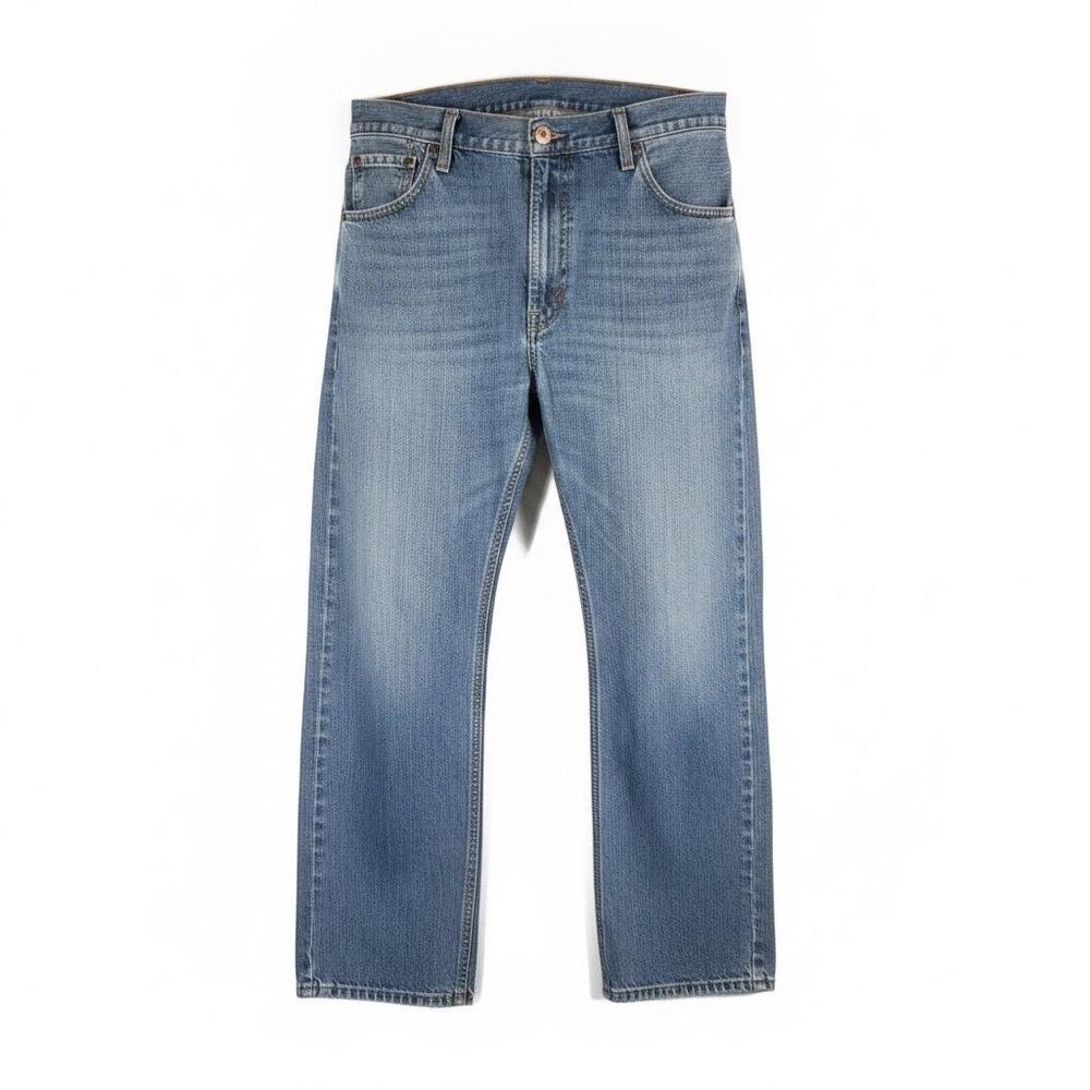 Levis 569 Jeans Mens 38x28 Blue Denim Relaxed Fit Straight Leg Medium Wash